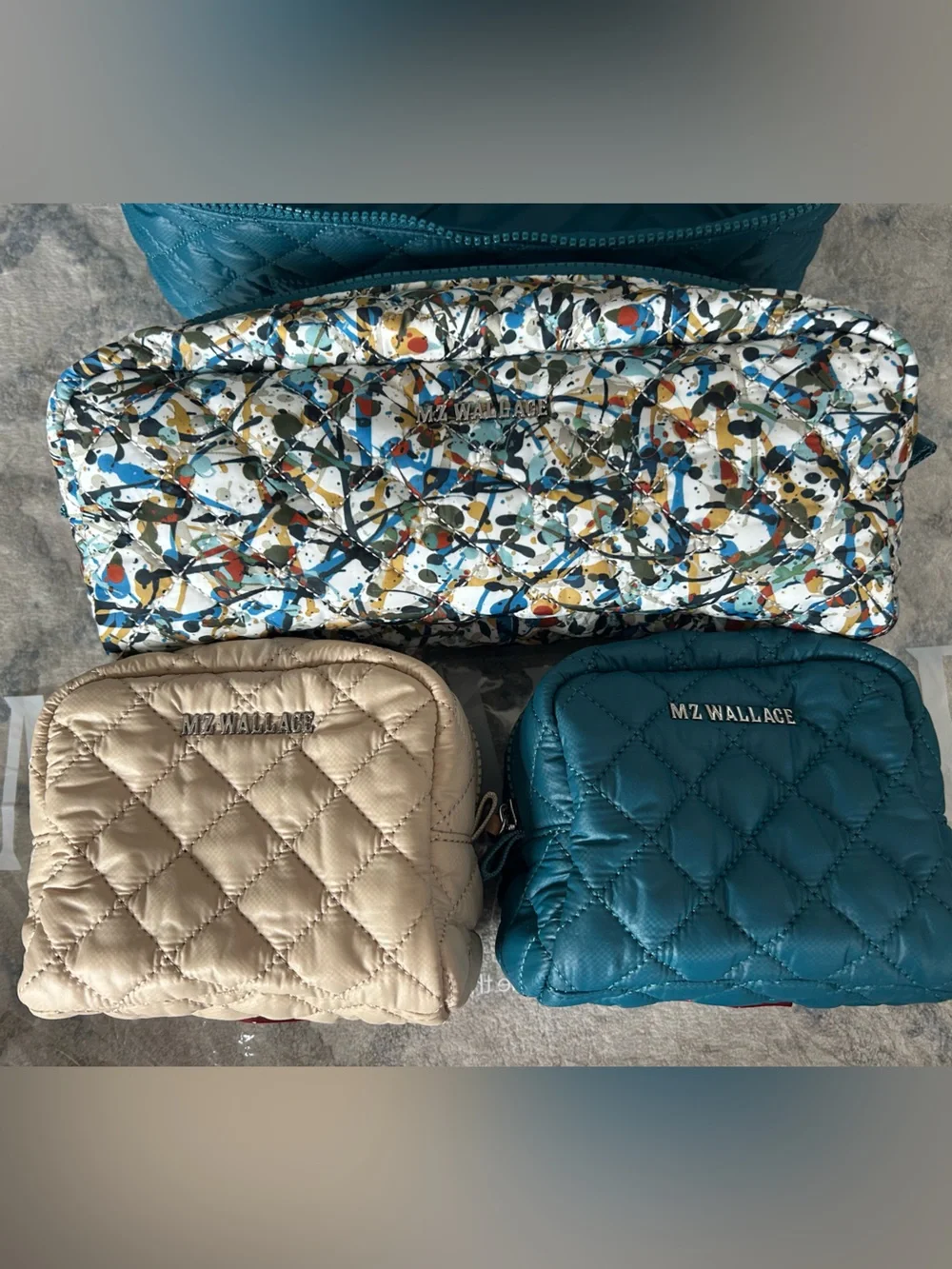 NWT MZ Wallace Packable Pouch Set